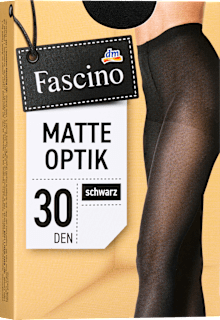 Strumpfhose matt schwarz Gr. 42/44, 30 DEN Fascino