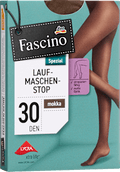 Strumpfhose mit Laufmaschen-Stopp mokka Gr. 50/52, 30 DEN Fascino
