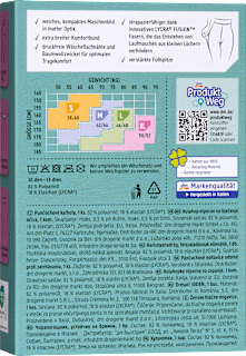 Strumpfhose mit Laufmaschen-Stopp & Komfortbund honey Gr. 42/44, 30 DEN Fascino