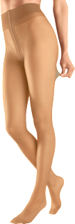 Strumpfhose mit Laufmaschen-Stopp & Komfortbund honey Gr. 42/44, 30 DEN Fascino