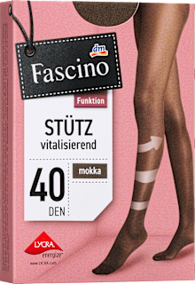 Strumpfhose mit Stütz-Funktion mokka Gr. 46/48, 40 DEN Fascino