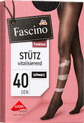Strumpfhose mit Stütz-Funktion schwarz Gr. 42/44, 40 DEN Fascino