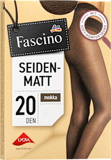 Strumpfhose seidenmatt mokka Gr. 50/52, 20 DEN Fascino