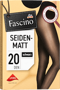 Strumpfhose seidenmatt schwarz Gr. 42/44, 20 DEN Fascino