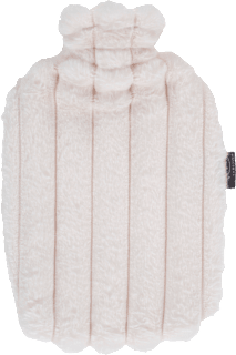 Wärmeflasche mit Flauschbezug creme 2l Fashy