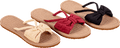 Zehentrenner Damen Strohoptik (1 Paar) Fashy