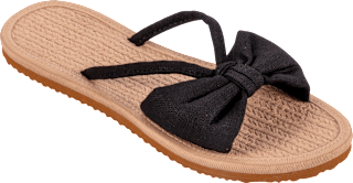 Zehentrenner Damen Strohoptik (1 Paar) Fashy