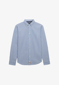 Superdry & Co OXFORD LONG SLEEVE - Button-down blouse - azure blue stripe oxford