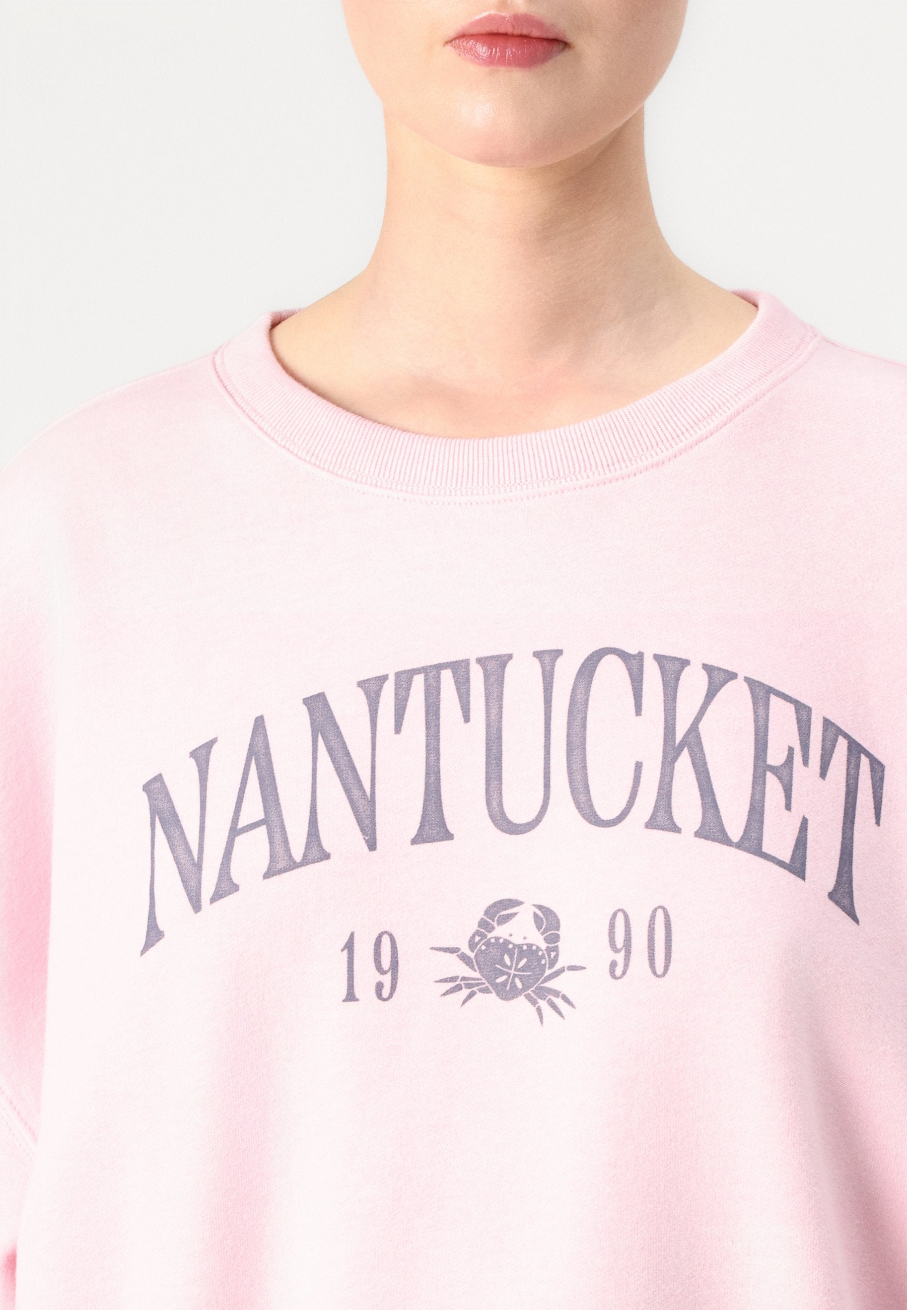Hollister Co. NOSTALGIA PRINT TREND CREW