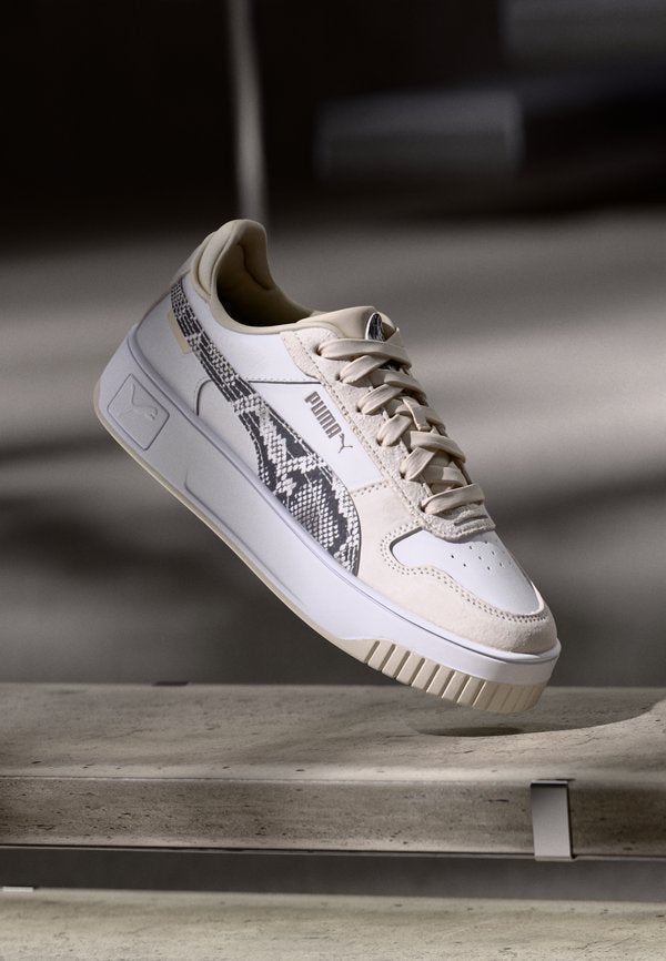 Puma CARINA STREET SNAKE CHIC - Trainers - white/alpine snow