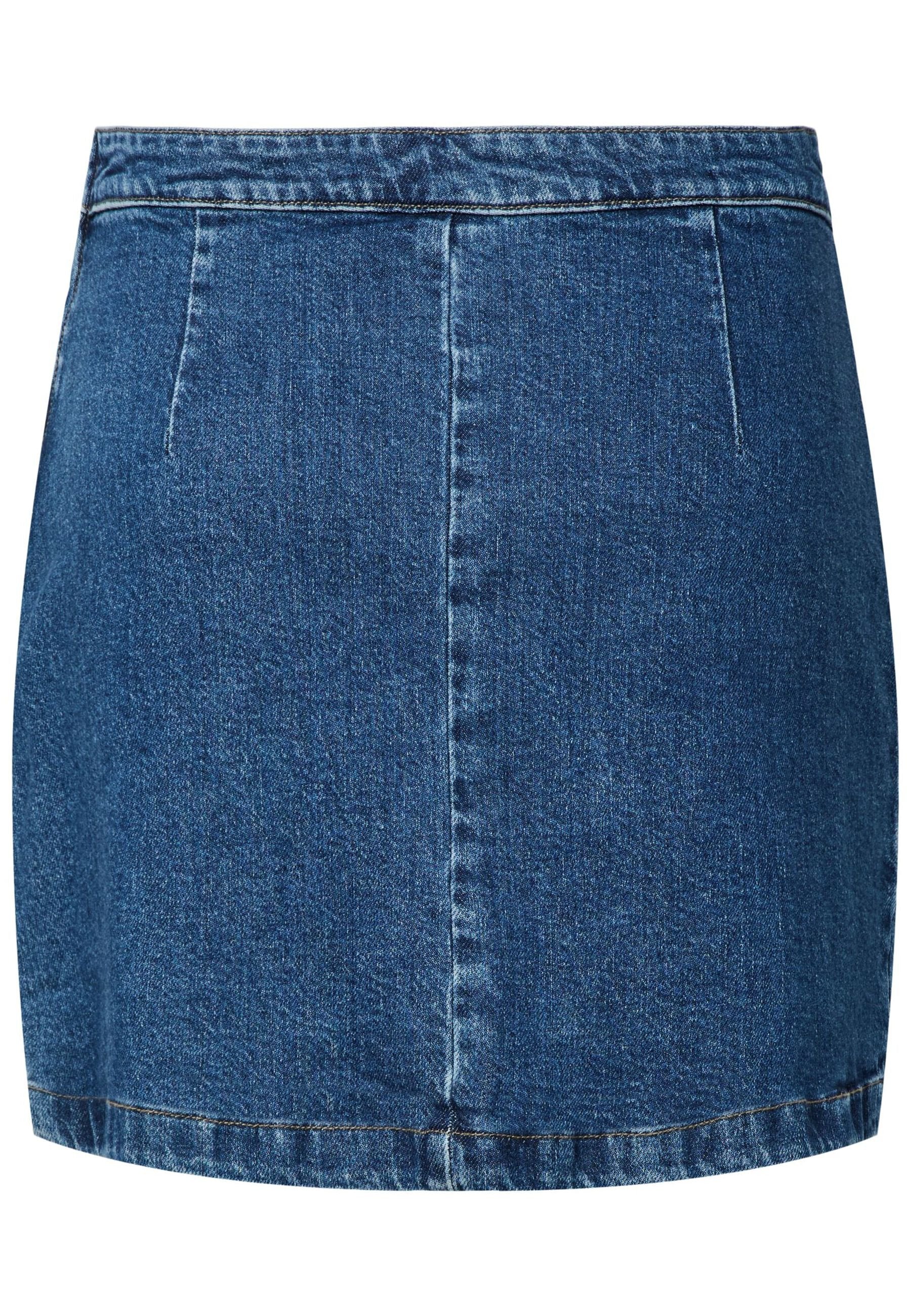 Pieces Mini PCSILKE HW SLIT DENIM