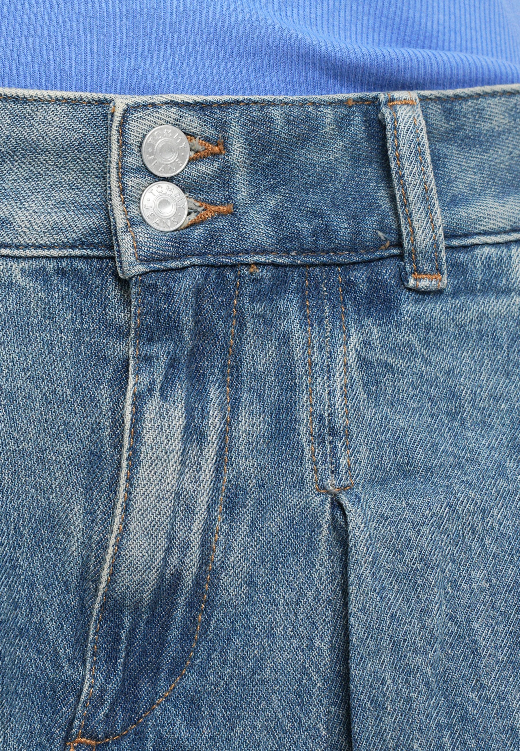 Tommy Jeans PLEATED DENIM MINI SKIRT