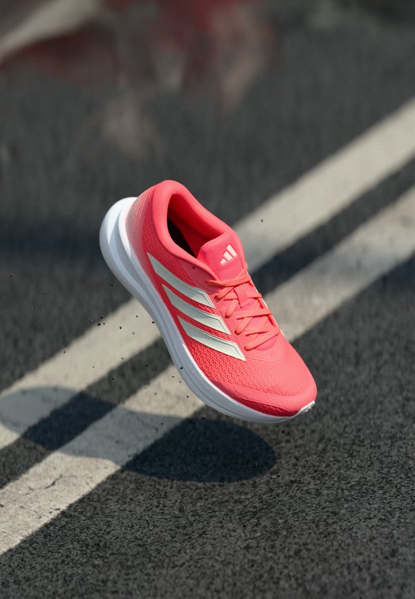 adidas Performance RUNFALCON - Road running shoes - solar turbo/off white/core black