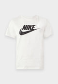 Nike Sportswear CLUB TEE - Print T-shirt - sail/black