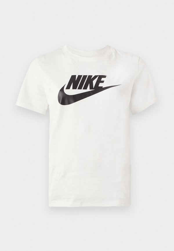 Nike Sportswear CLUB TEE - Print T-shirt - sail/black