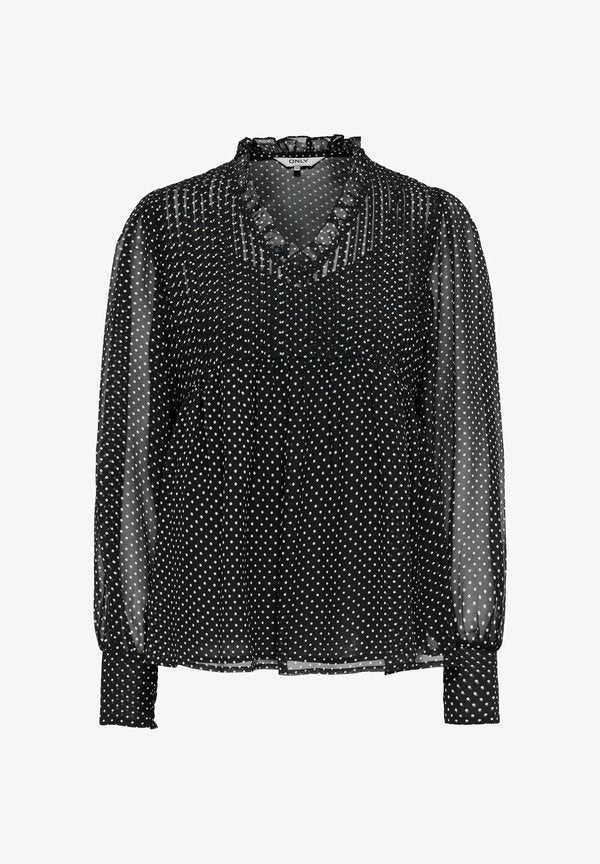 ONLY ONLFEDJA - Blouse - black