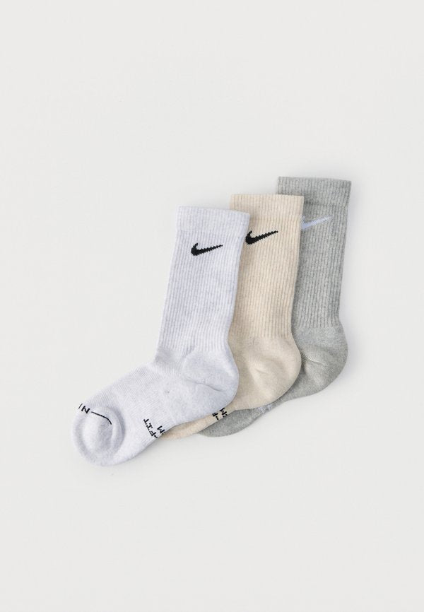 Nike Performance UNISEX 3 PACK - Sports socks - white/beige/multi-coloured