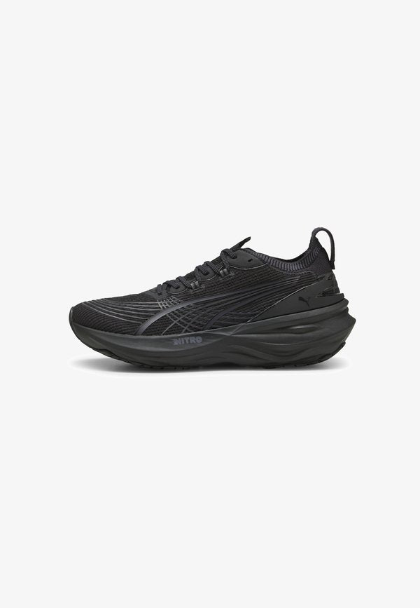 Puma FOREVER NITRO 2 - Road running shoes - black galactic gray