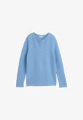 TOM TAILOR NEW OTTOMAN - Jumper - light fjord blue