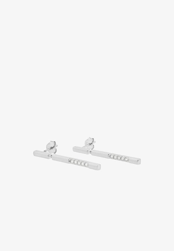 TOM TAILOR Earrings - silver-coloured