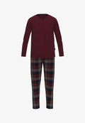 TOM TAILOR SET - Pyjama set - rot mittel karo