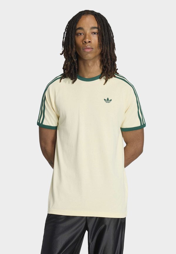 adidas Originals Basic T-shirt - warm vanilla/collegiate green
