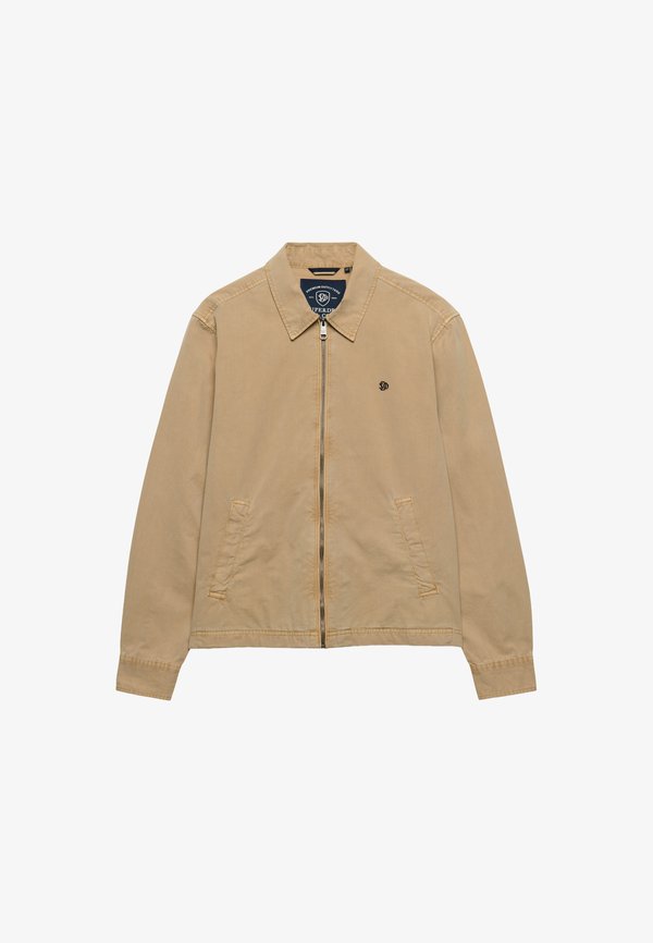 Superdry & Co SUPERDRY LIGHTWEIGHT PREPPY HARRINGTON JACKET.. - Summer jacket - shaker beige