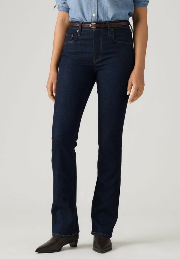 Levi's® 725® HIGH RISE BOOTCUT - Bootcut jeans - blue wave rinse - dark indigo - flat finish