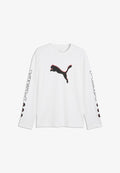 Puma PUMA SPORT RELAXED STREET LANGARMSHIRT - Long sleeved top - white