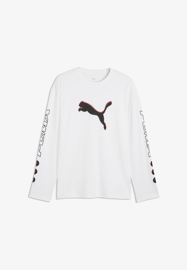 Puma PUMA SPORT RELAXED STREET LANGARMSHIRT - Long sleeved top - white