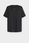Nike Performance ONE CLASSIC - Sports T-shirt - black/white