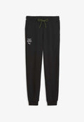 Puma ASTON ARAMCO TEAM ESSENTIALS JOGGING - Tracksuit bottoms - black