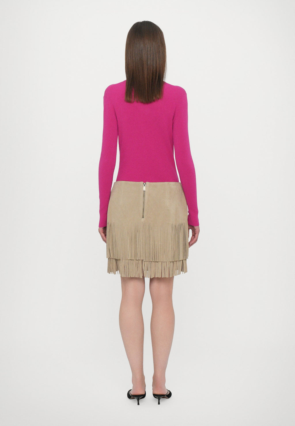 MICHAEL Michael Kors FRINGE MINI SKIRT