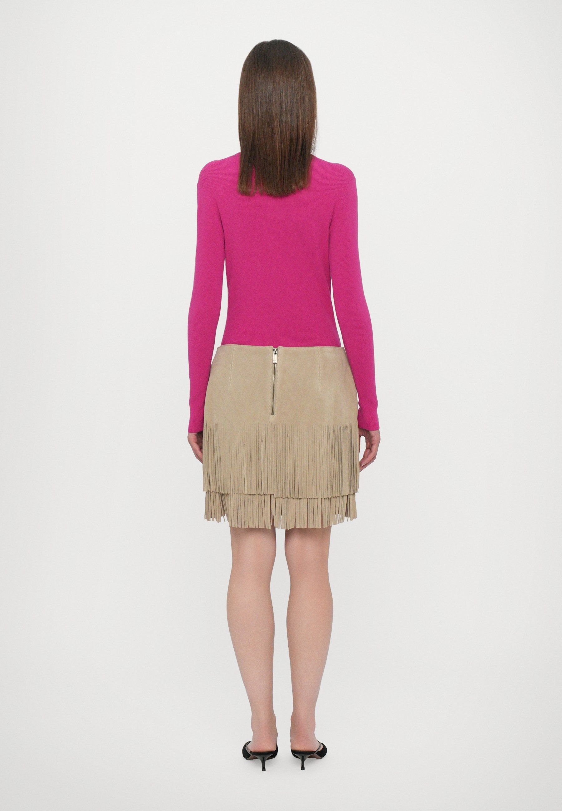 MICHAEL Michael Kors FRINGE MINI SKIRT