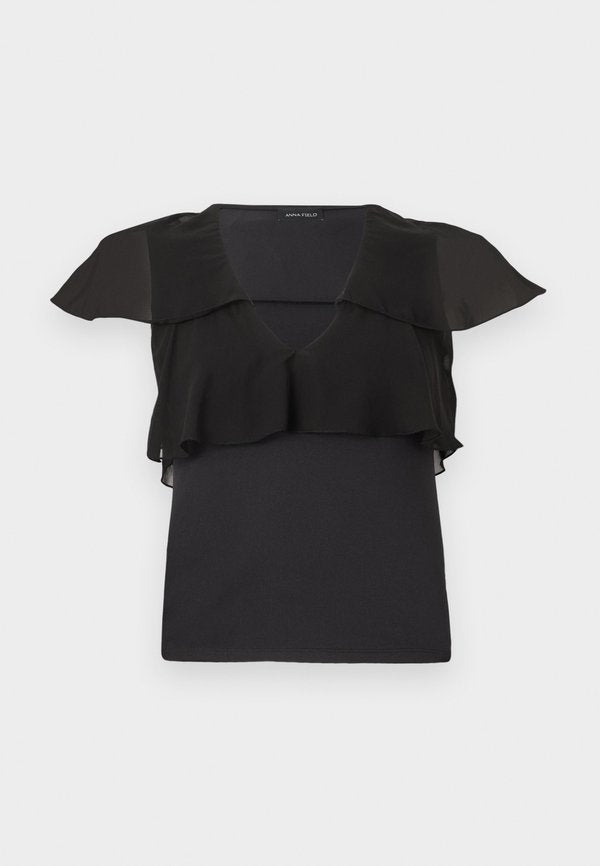 Anna Field TOP WITH CHIFFON RUFFLES