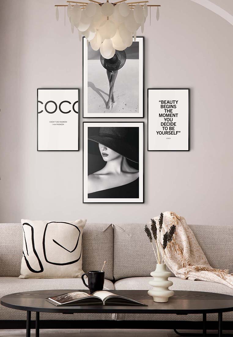 Orange Wallz CHIC MODEL SET