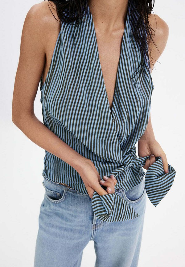 Mango ADULT - Blouse - blue