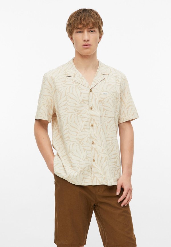 s.Oliver HEMD - Shirt - beige