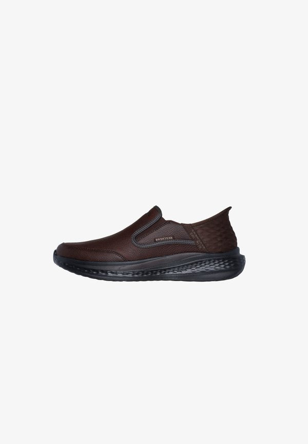 Skechers SLADE  COOPER - Slip-ons - red brown