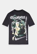 Nike Performance MILWAUKEE BUCKS GIANNIS ANTETOKOUNMPO TEE - Club wear - black