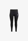 adidas Sportswear ESSENTIALS 3 STRIPES PLUS SIZE - Leggings - black white