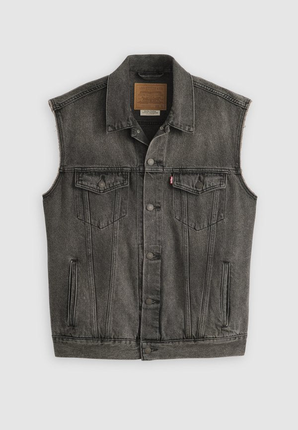 Levi's® RELAXED TRUCKER VEST - Waistcoat - night owl