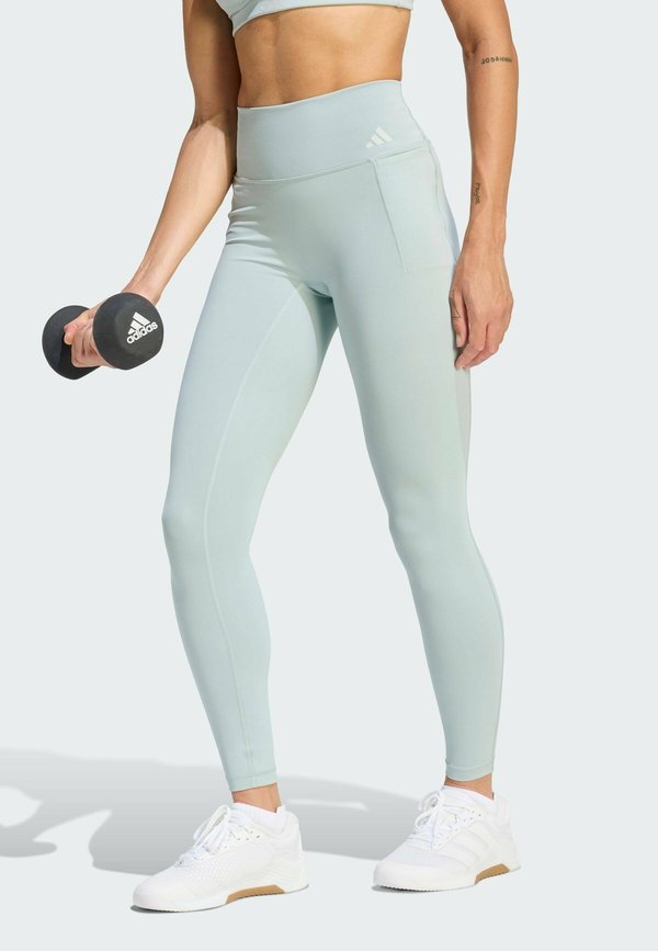 adidas Performance OPTIME WORKOUT FULL LENGTH LEGGINGS - Leggings - sage