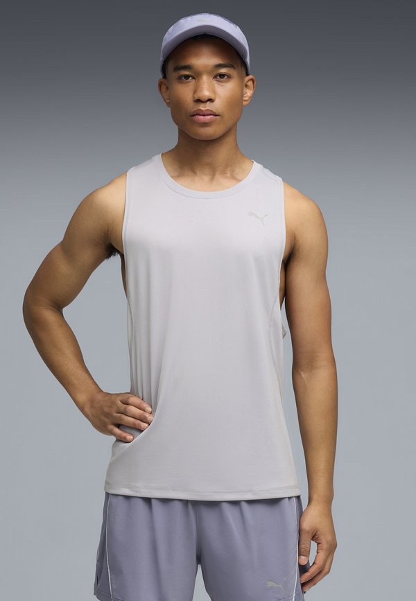 Puma M RUN VELOCITY TANK  - Top - vibrant silver