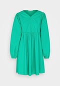 DRESS FEMININE STYLE SLEEVE VOLUME V NECK SHORT LENGTH Media 1