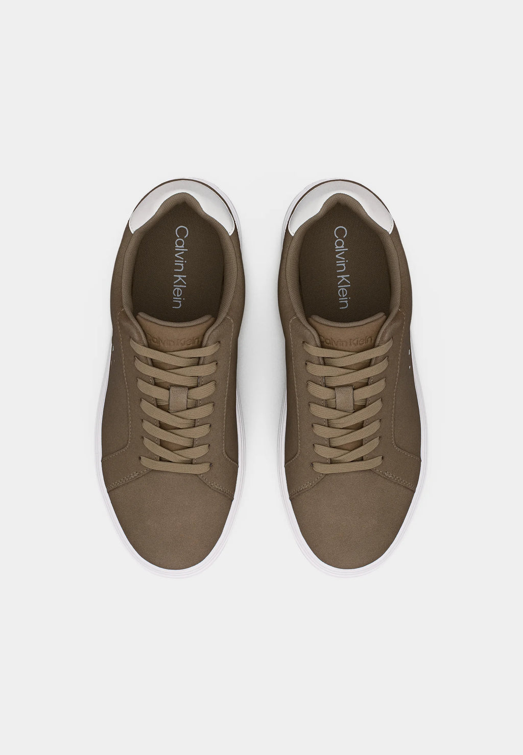 Calvin Klein Jeans CLASSIC CUPSOLE LACEUP - Trainers - desert taupe/bright white