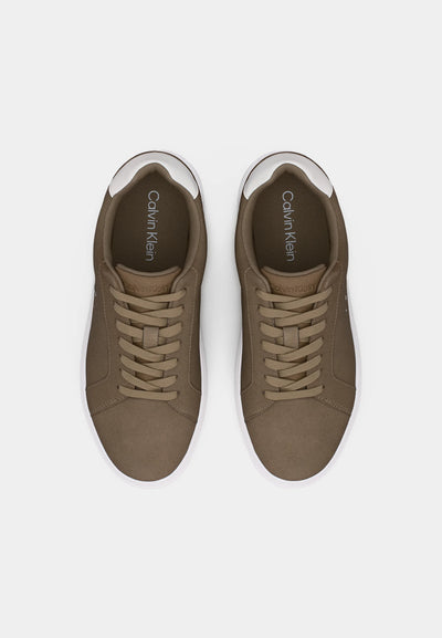 Calvin Klein Jeans CLASSIC CUPSOLE LACEUP - Trainers - desert taupe/bright white
