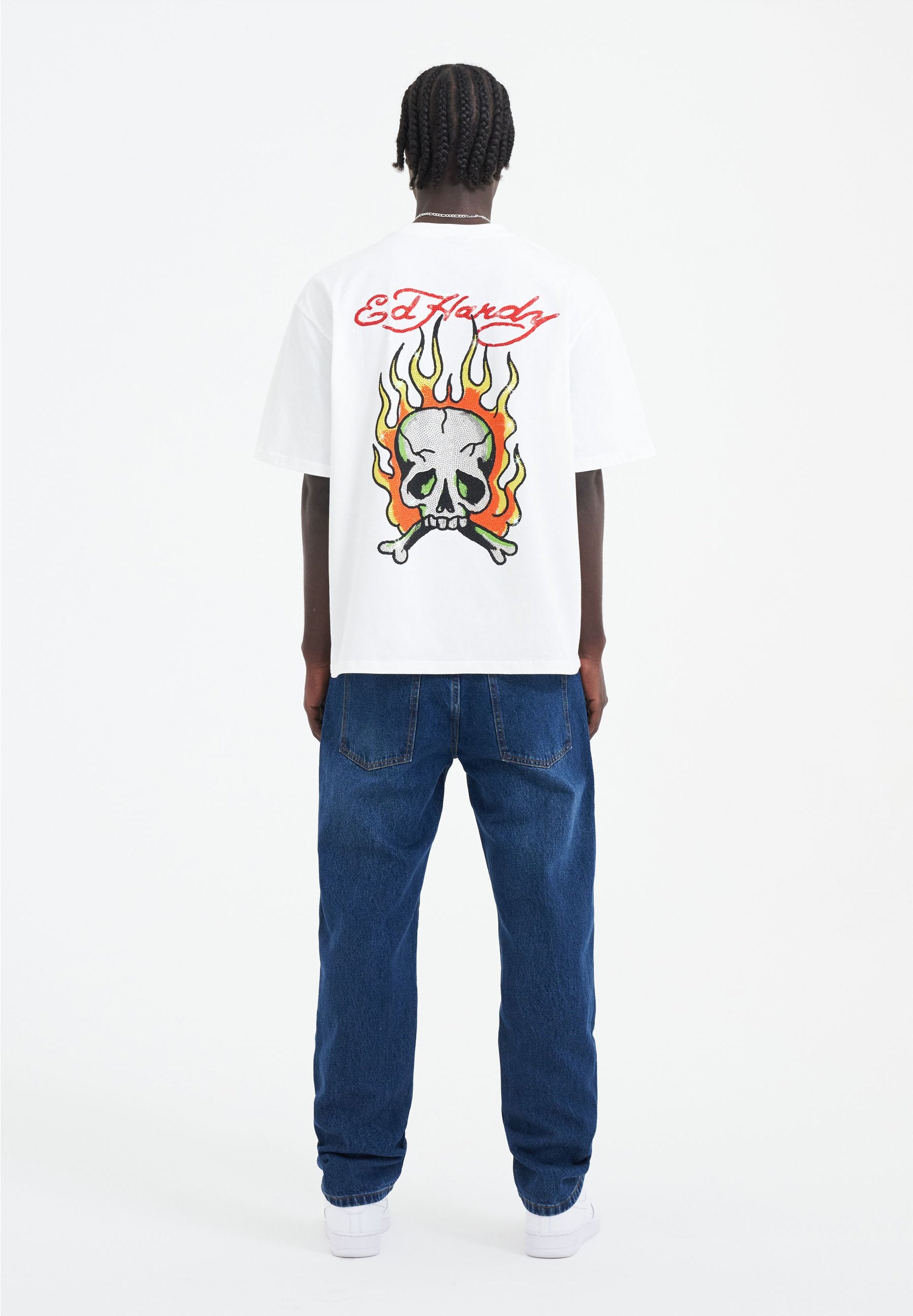 Ed Hardy NYC-SKULL DIAMANTE