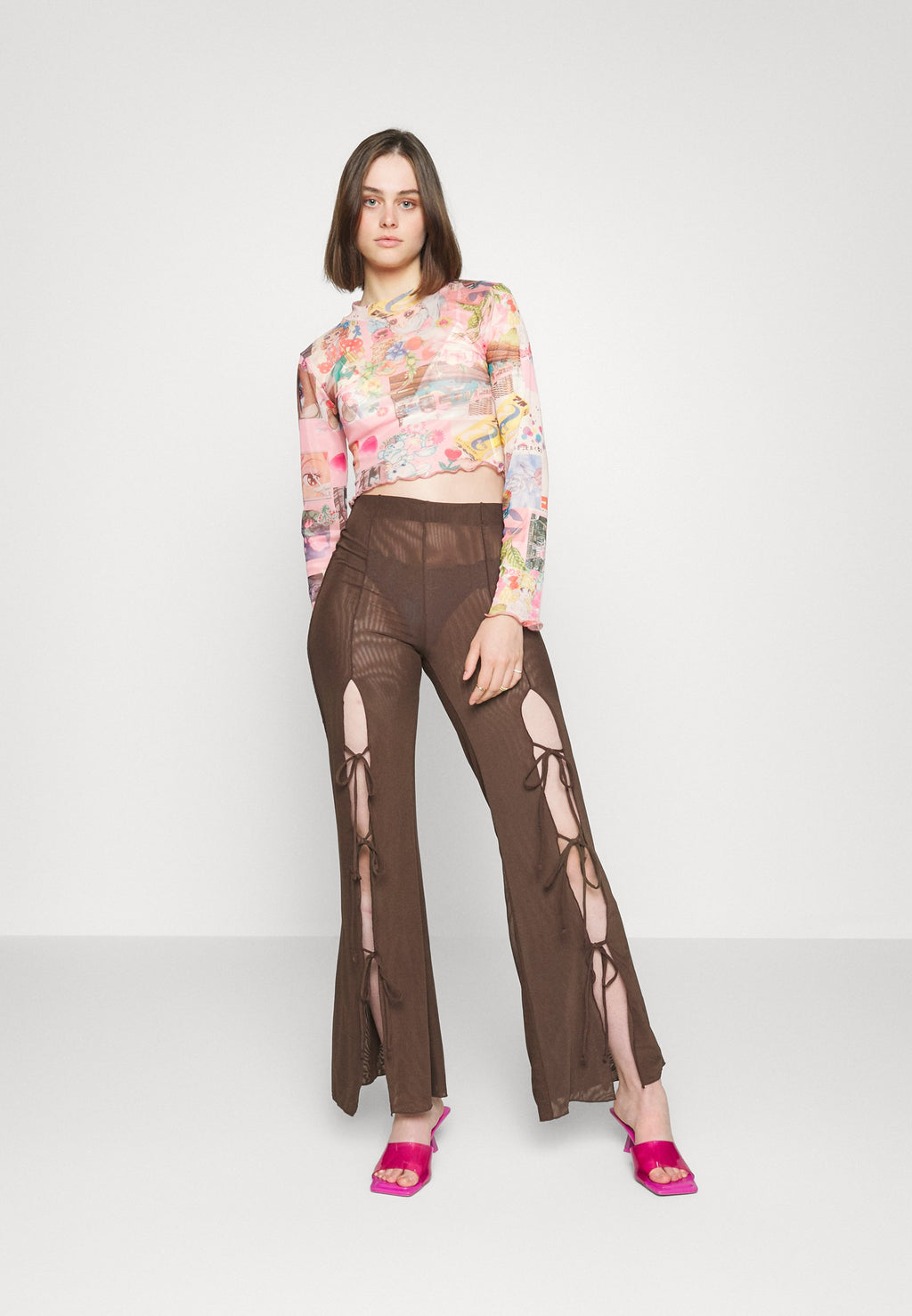 Weekday EBBA TIE TROUSER