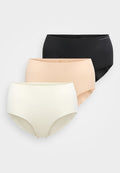 Tommy Hilfiger 3-PACK LOGO MICROFIBRE SHORTS - Briefs - ivory/misty blush/black